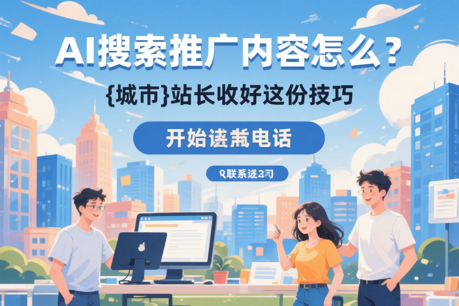 AI搜索推广内容怎么写？兰州站长收好这份技巧