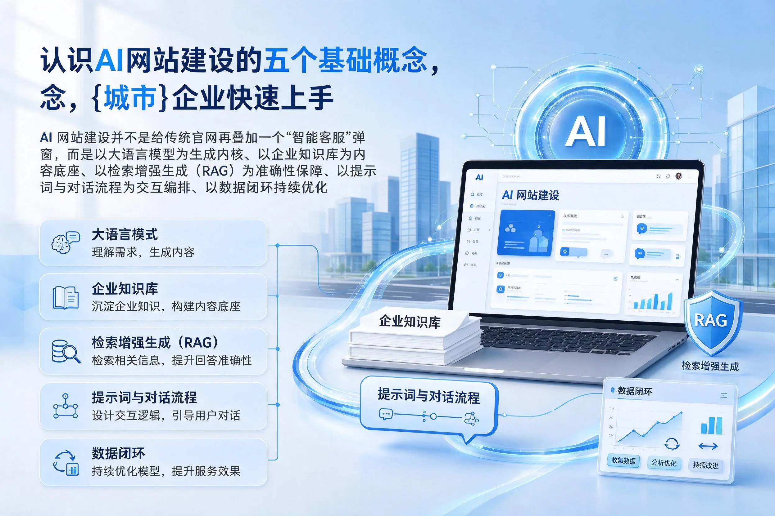 认识AI网站建设的五个基础概念,兰州企业快速上手