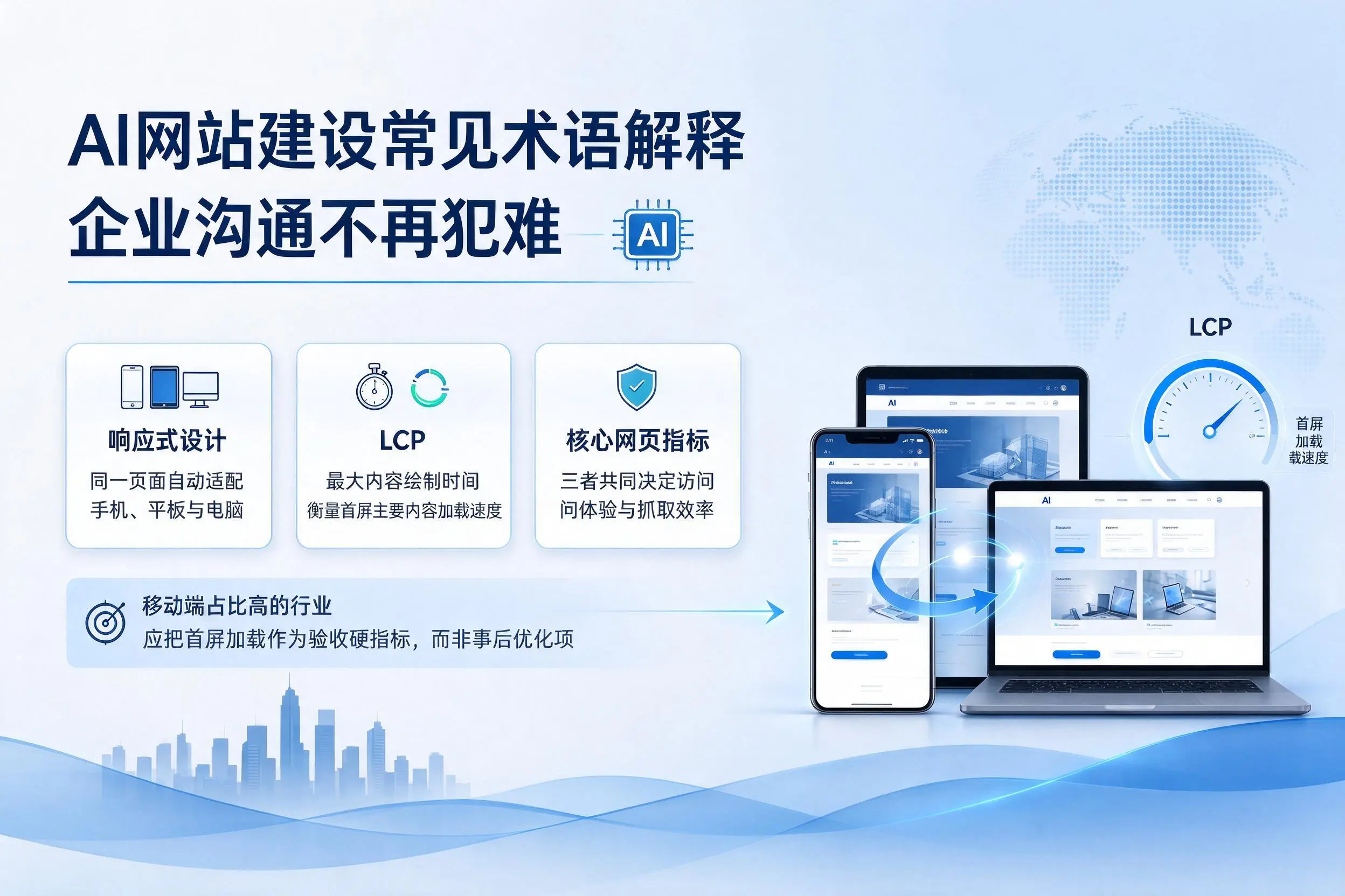 AI网站建设常见术语解释，兰州企业沟通不再犯难