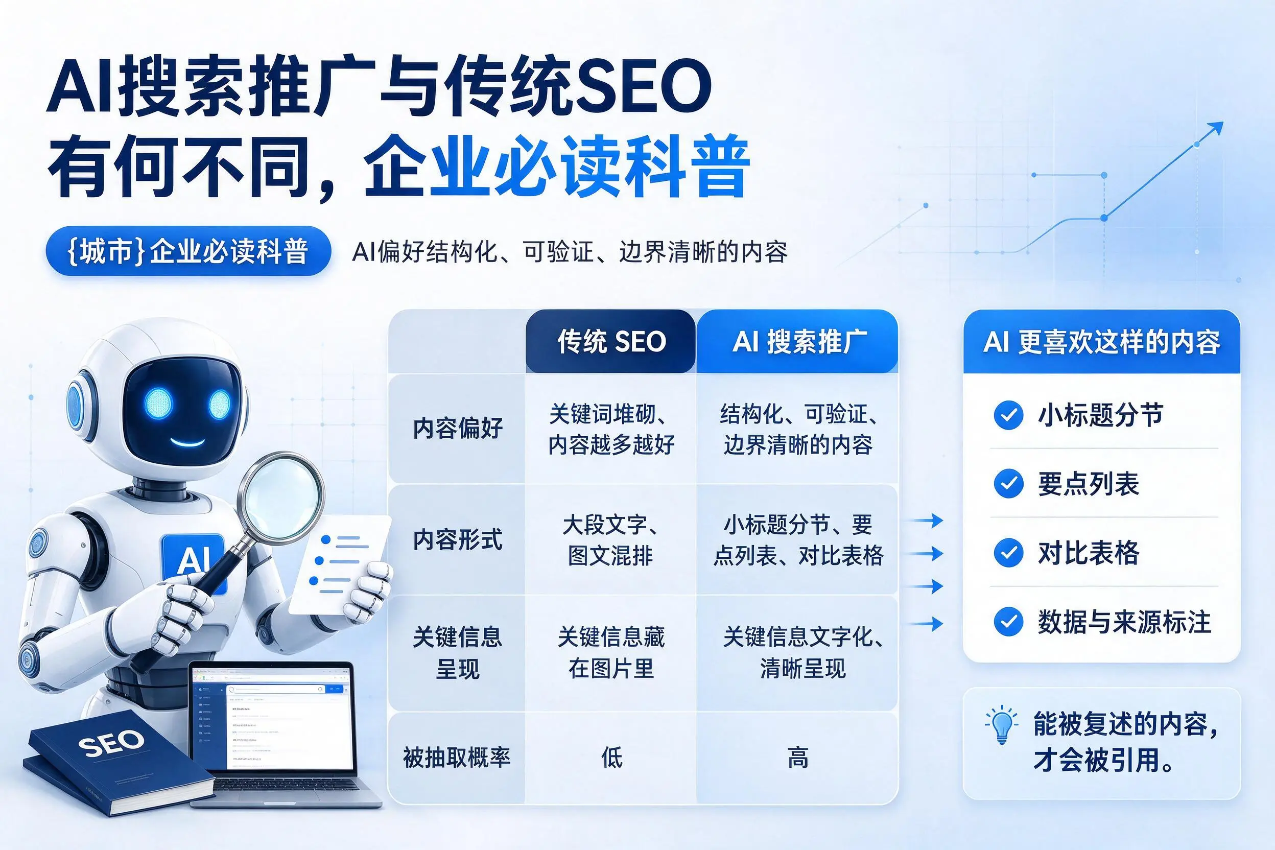 AI搜索推广与传统SEO有何不同,兰州企业必读科普